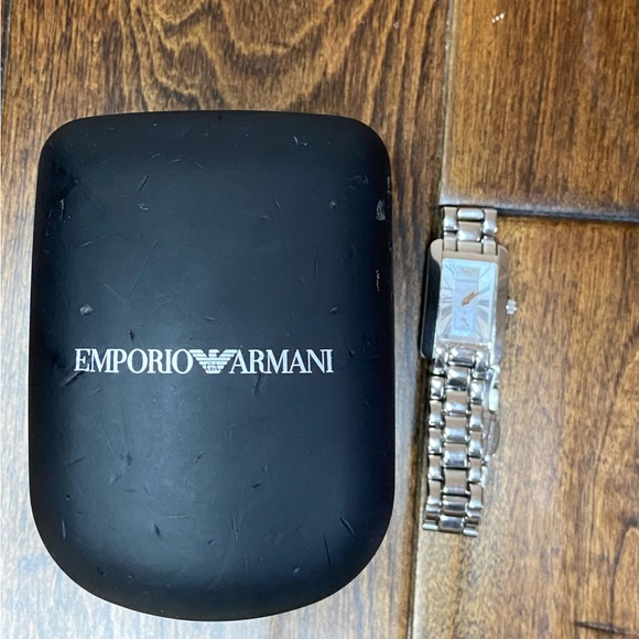 Emporio Armani Silver Women’s Watch with Adjustable Chain - Picture 8 of 11